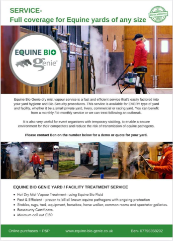 5 litre - Equine BIO Fluid Disinfectant - Ready to Use - No Dilution needed